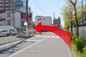 電車でお越しの方